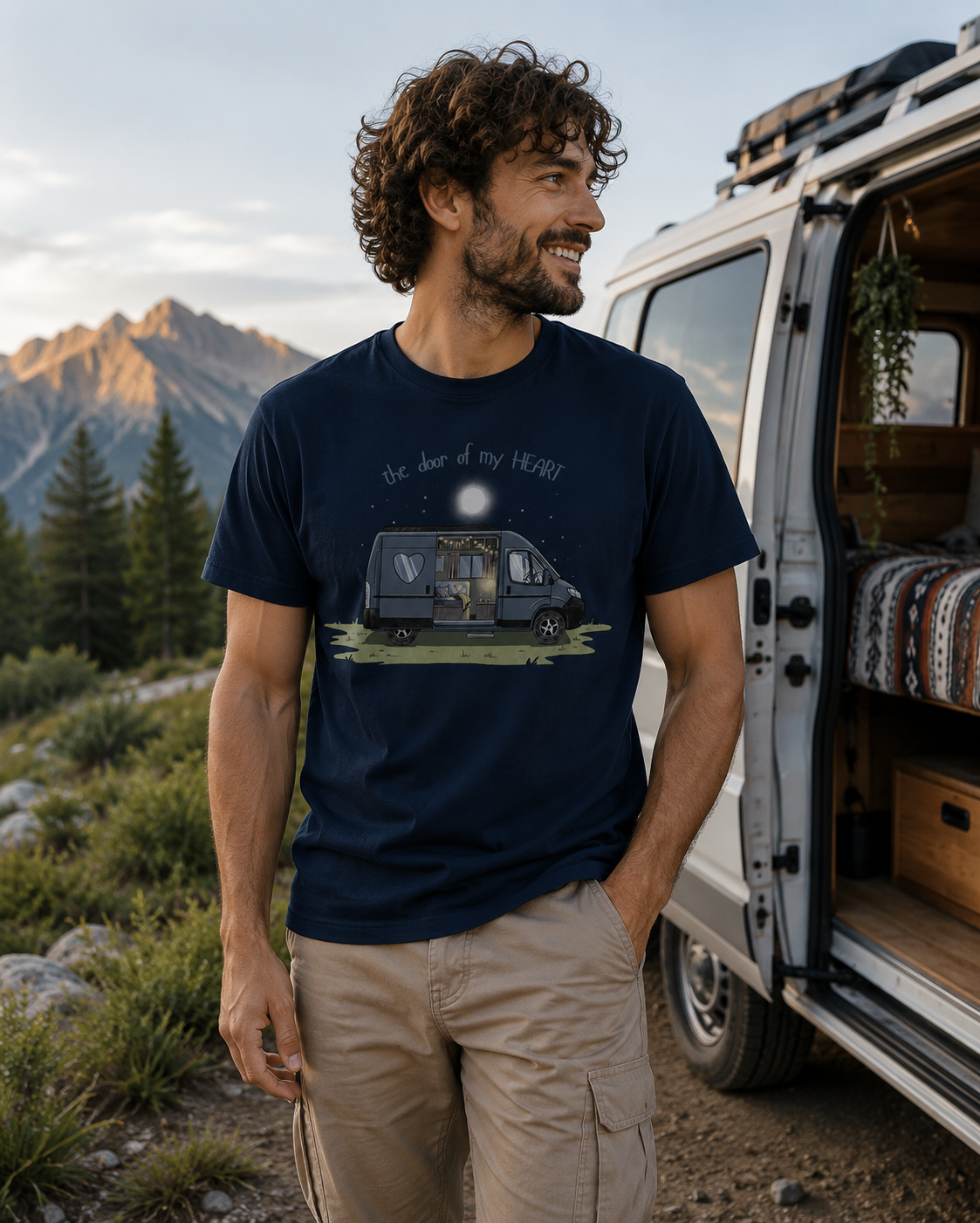 T-Shirt – The Door Grau